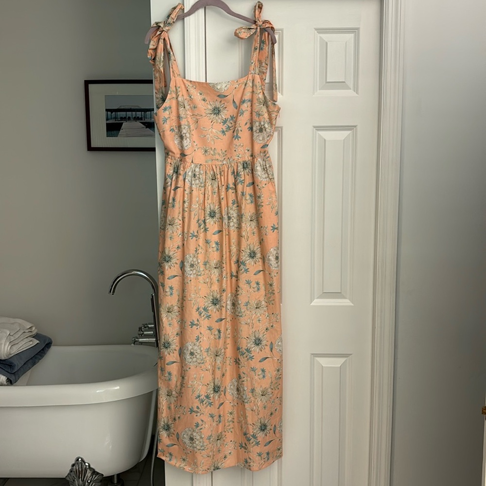 Gal Meets Glam for Anthropologie beautiful print maxi dress.